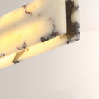 Vitrella Linear Marble-Effect Chandelier