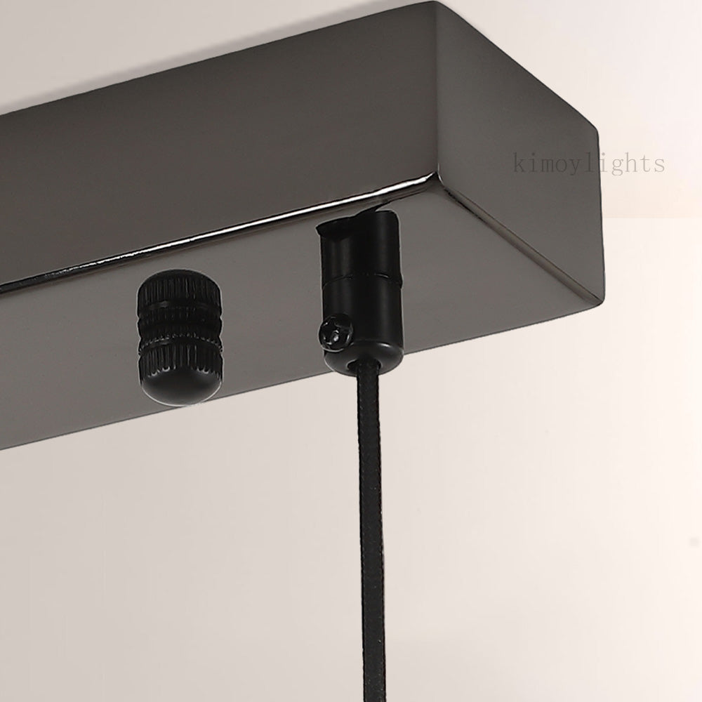 Vitrella Linear Marble-Effect Chandelier