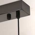 Vitrella Linear Marble-Effect Chandelier