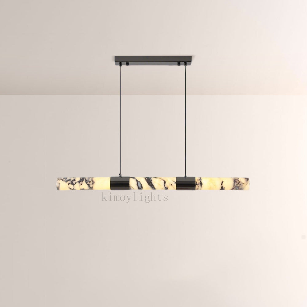 Vitrella Linear Marble Chandelier