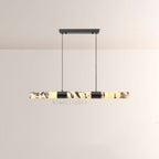 Vitrella Linear Marble Chandelier