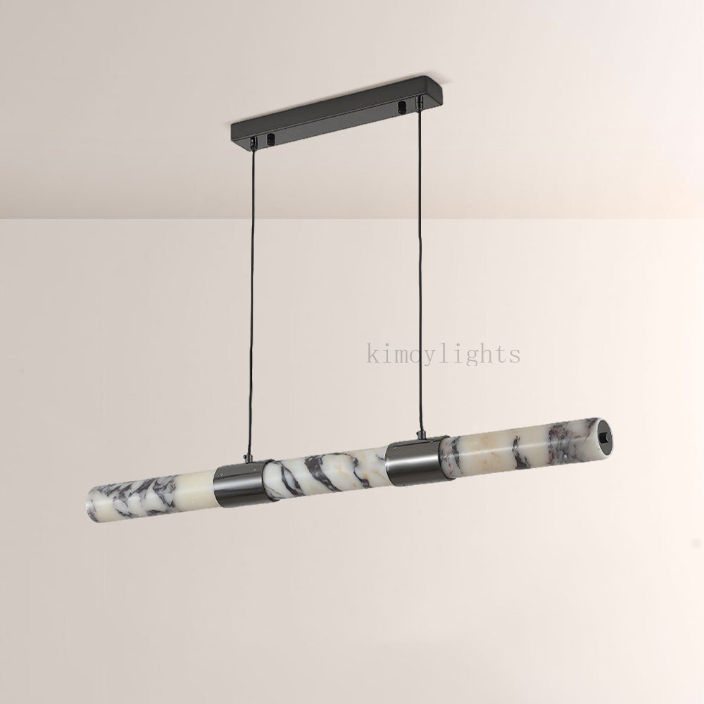 Vitrella Linear Marble Chandelier
