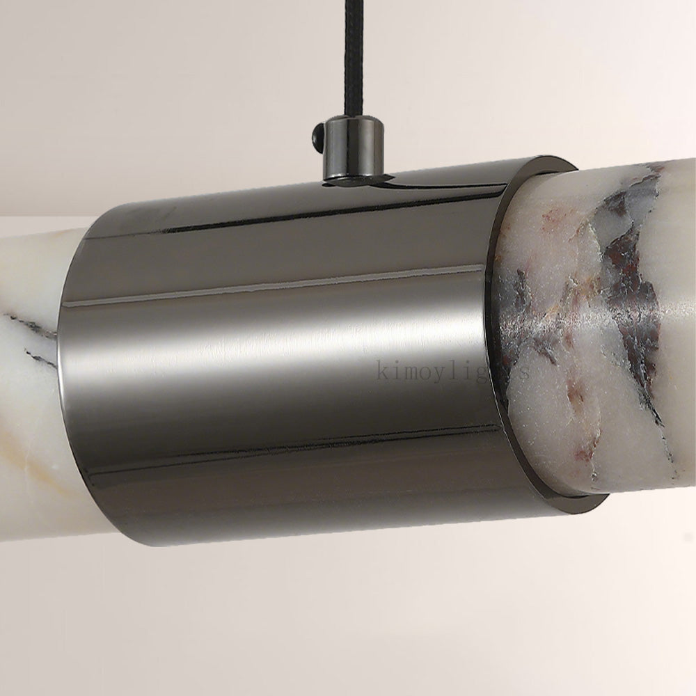 Vitrella Linear Marble Chandelier