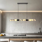 Vitrella Linear Marble Chandelier