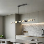 Vitrella Linear Marble Chandelier