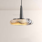 Vitrella Low-Profile Disc Marble Pendant