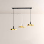 Vitrella Low-Profile Marble-Effect Linear Pendant(1/2/3-Head)