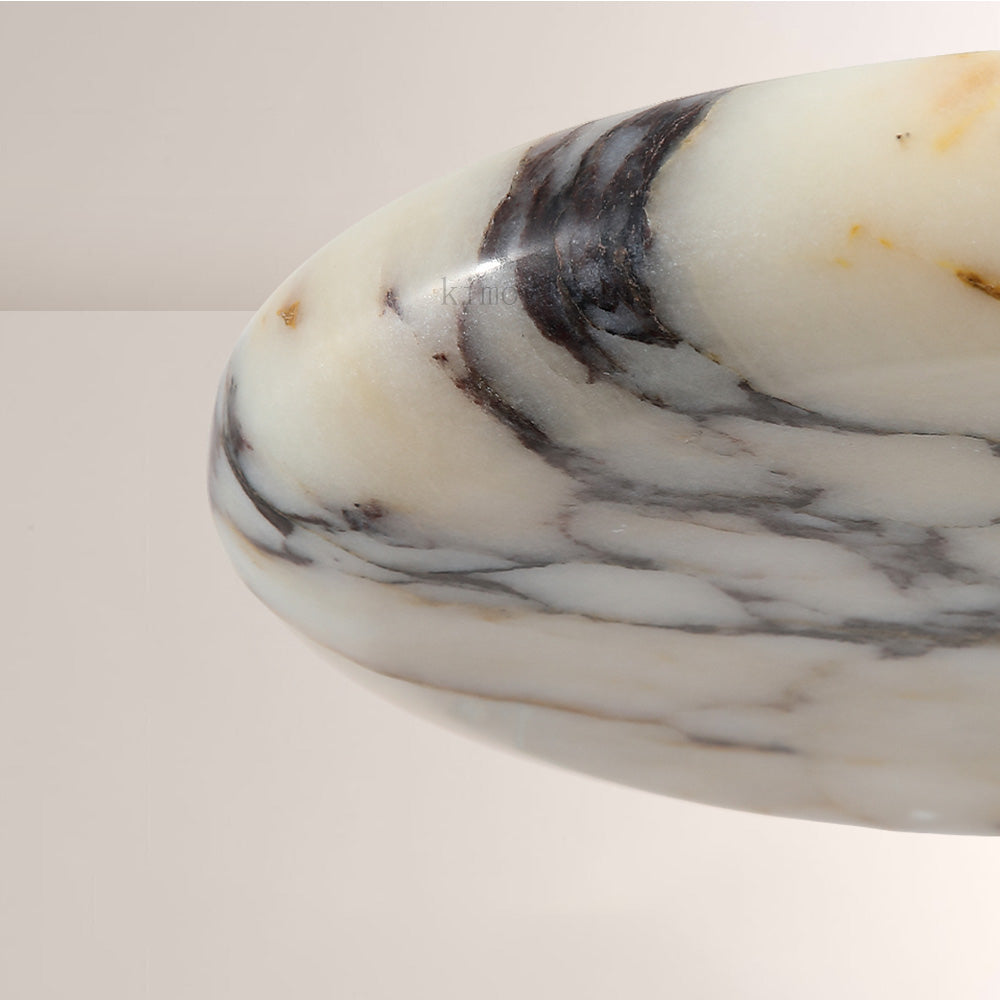 Vitrella Low-Profile Marble-Effect Linear Pendant(1/2/3-Head)