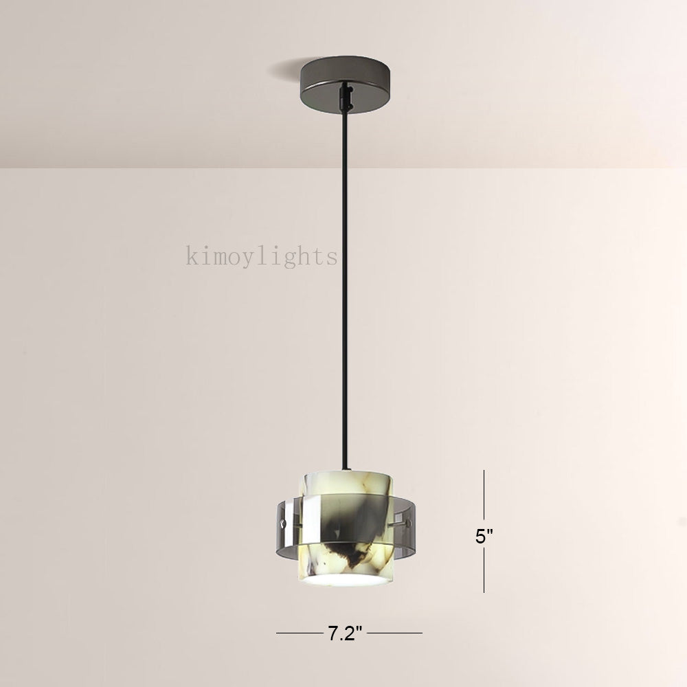 Vitrella Marble Cylinder Pendant(1/2/3-Head)