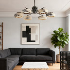Vitrella Multi-Ring Marble Chandelier