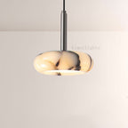 Vitrella Oval-Marble Disc Pendant