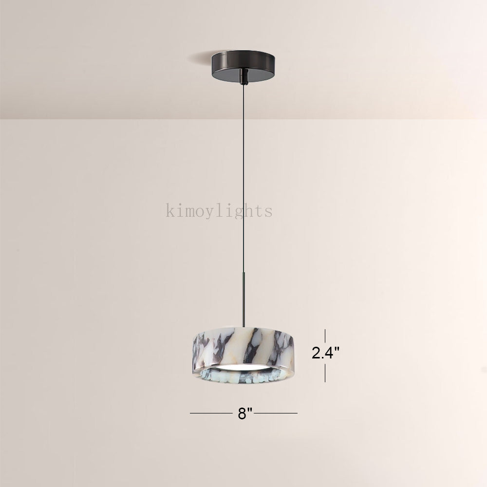 Vitrella Ring-Shade Marble Pendant
