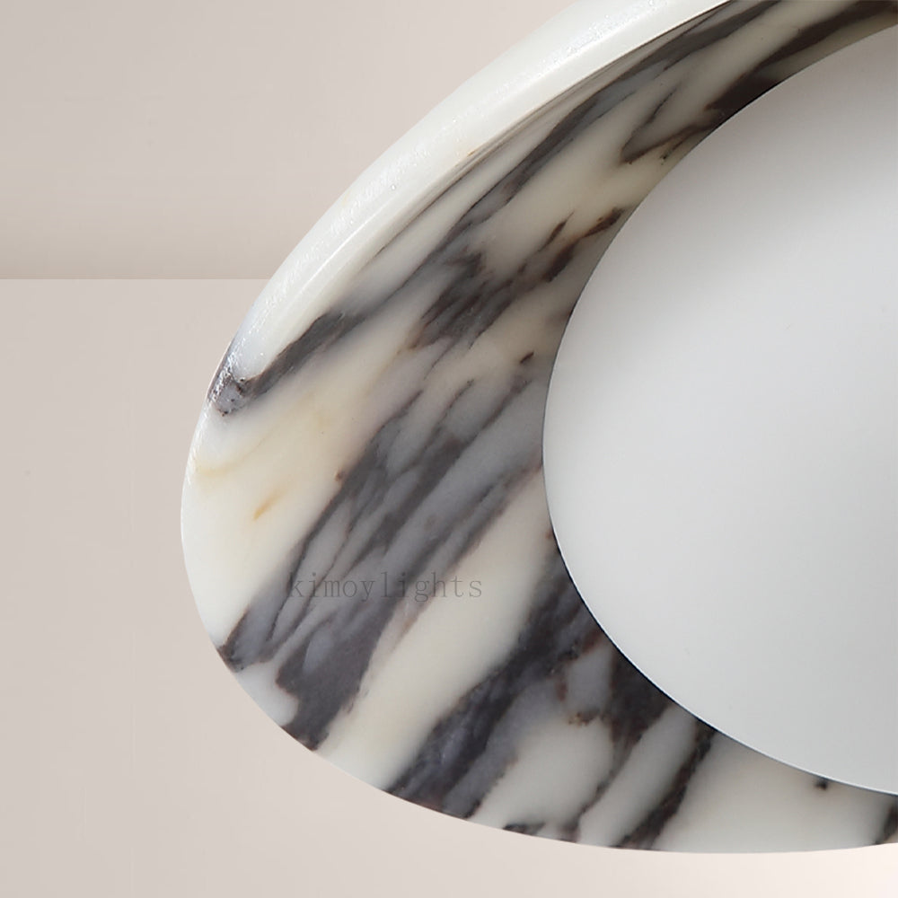 Vitrella Saucer-Shaped Marble Pendant(1/2/3-Head)