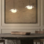 Vitrella Saucer-Shaped Marble Pendant(1/2/3-Head)