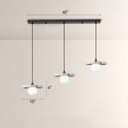 Vitrella Saucer Globe Marble Chandelier