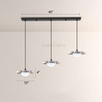 Vitrella Saucer Globe Marble Chandelier