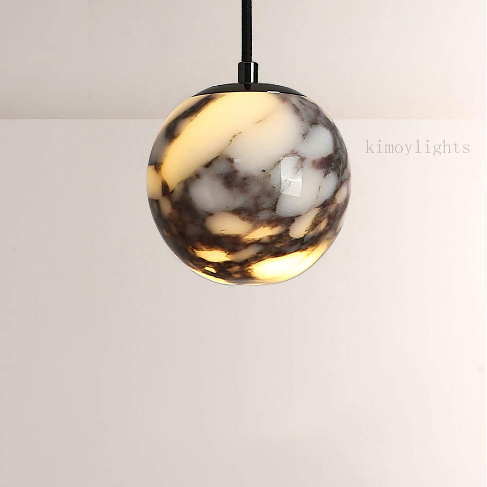 Vitrella Spherical Marble Pendant