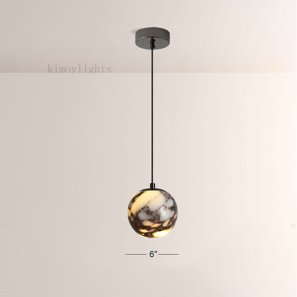 Vitrella Spherical Marble Pendant