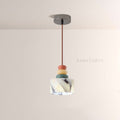 Vitrella Stacked Stone Multi-Tone Pendant