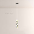 Vitrella Tall Cylinder Marble Pendant
