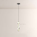 Vitrella Tall Cylinder Marble Pendant