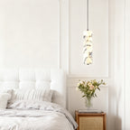 Vitrella Tall Cylinder Marble Pendant