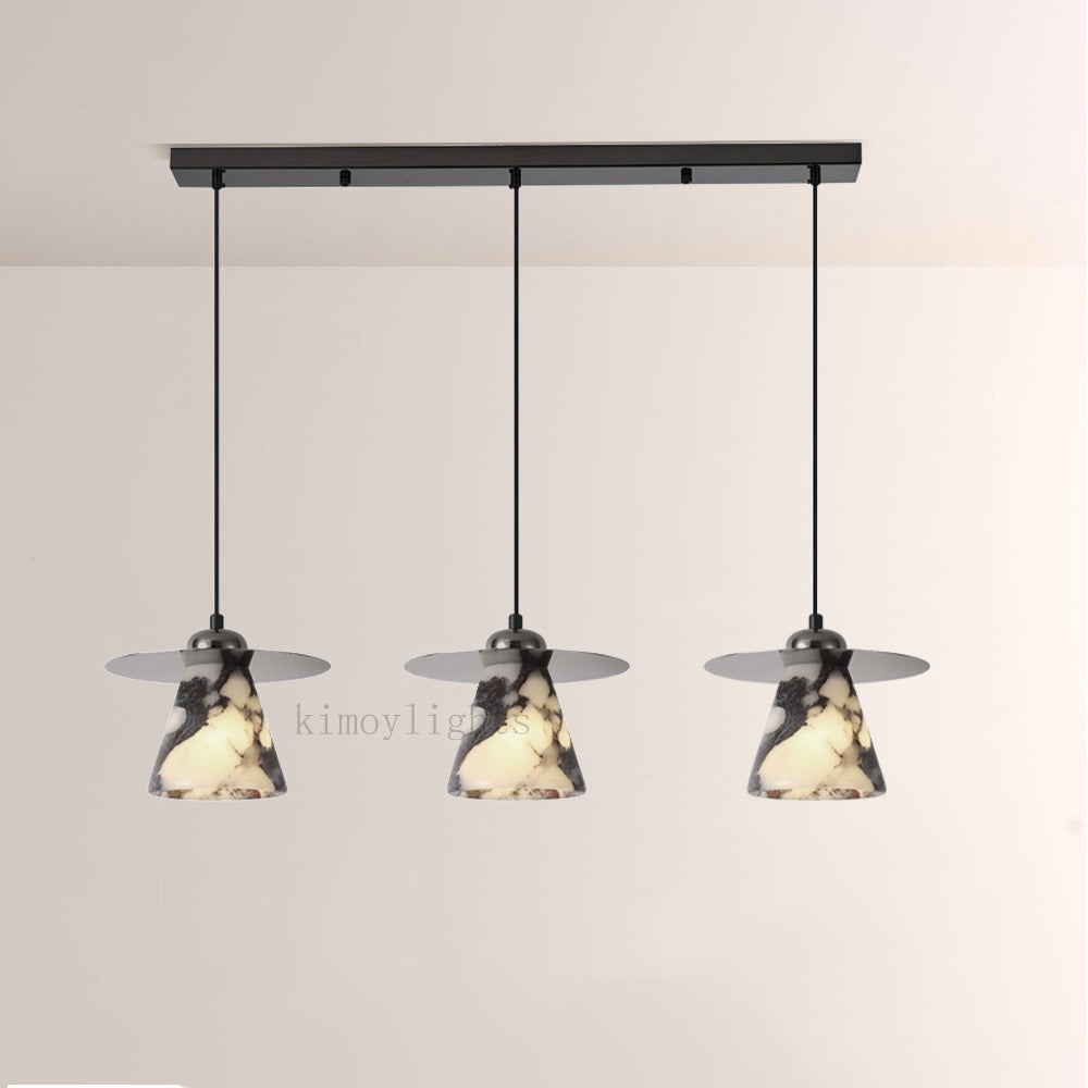 Vitrella Tapered Marble Pendant(1/3-Head)