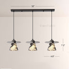 Vitrella Tapered Marble Pendant(1/3-Head)