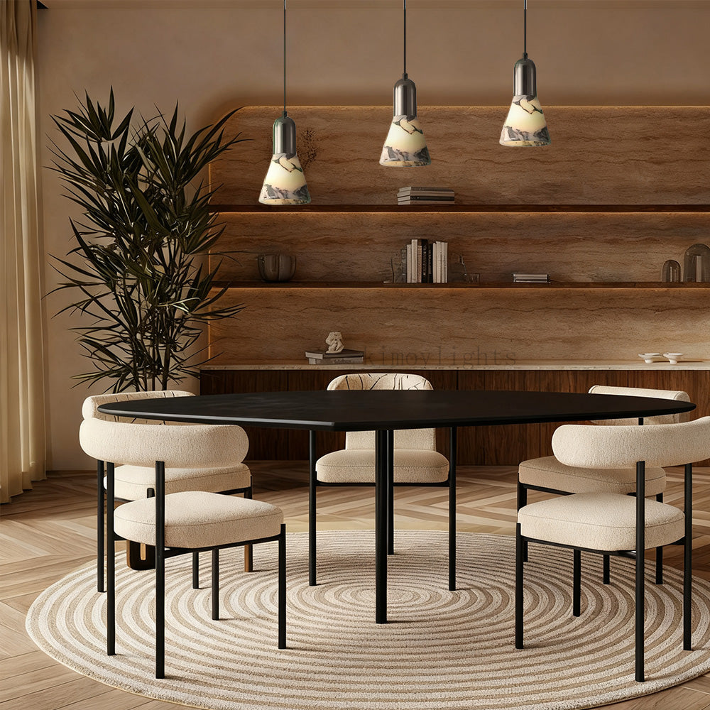 Vitrella Tapered Marble Shade Pendant(1/2/3-Head)
