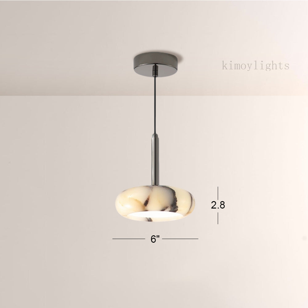 Vitrella Marble-Effect Pendant Light(1/2/3-Head)