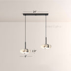 Vitrella Marble-Effect Pendant Light(1/2/3-Head)