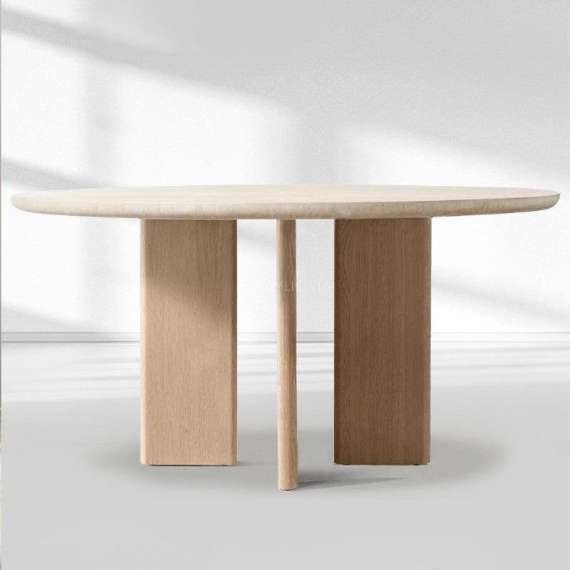Vivian Round Dining Table,Modern Round Dining Table,Solid Wood Table ...