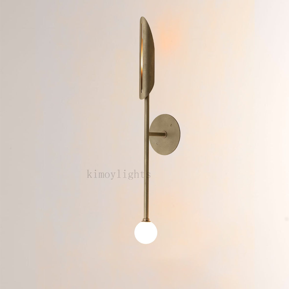 Voyant Sculptural Arc Globe Wall Sconce