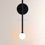 Voyant Sculptural Arc Globe Wall Sconce