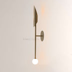 Voyant Sculptural Arc Globe Wall Sconce