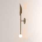 Voyant Sculptural Arc Globe Wall Sconce