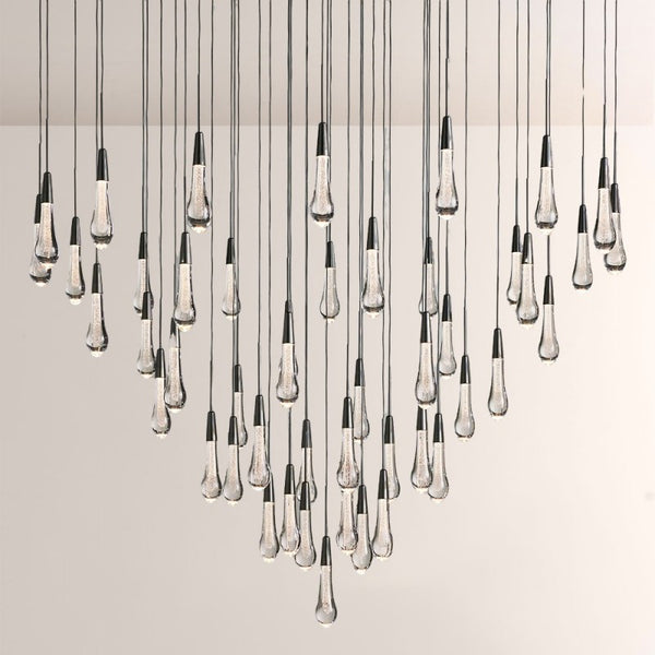 Waterdrop Round Chandelier