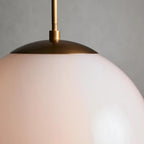 Wescott XL Globe Pendant with Rod
