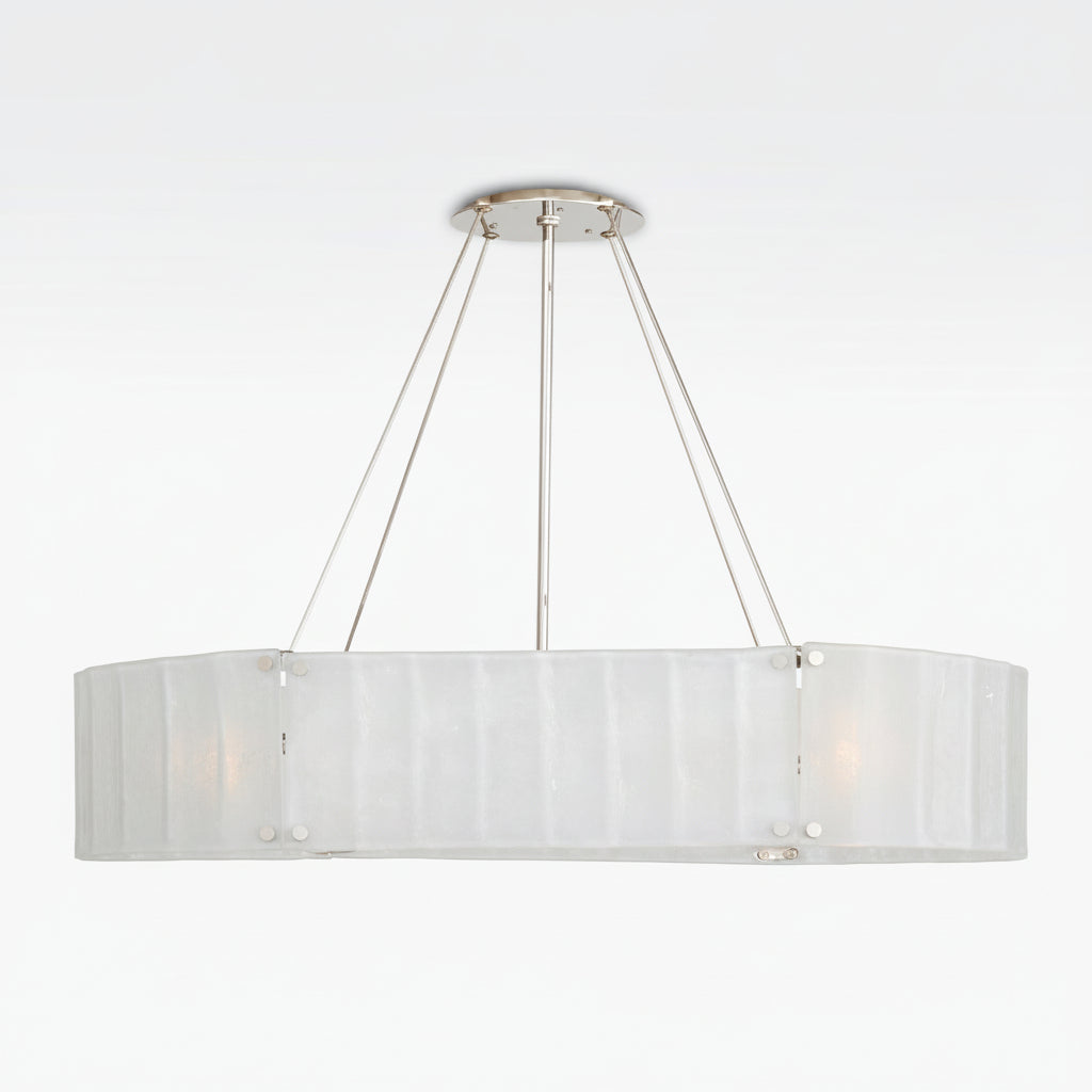 Willamette Oval Crystal Chandelier 48" -kimoylights