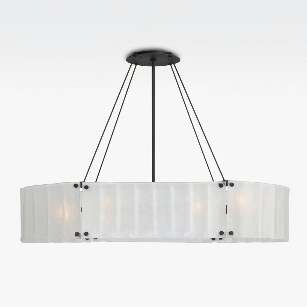 Willamette Oval Crystal Chandelier 48" -kimoylights