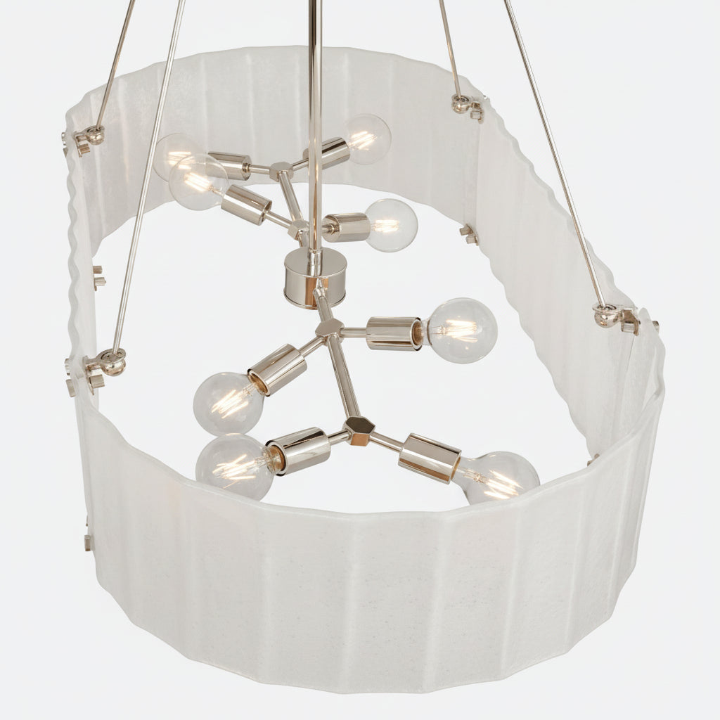 Willamette Oval Crystal Chandelier 48" - kimoylights