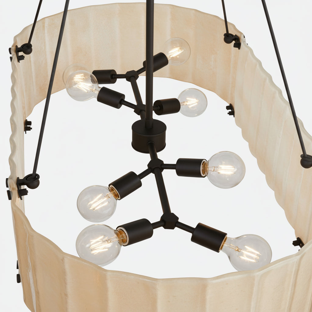 Willamette Oval Crystal Chandelier 48" - kimoylights
