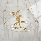 Willamette Oval Crystal Chandelier 48" -kimoylights