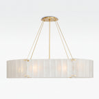 Willamette Oval Crystal Chandelier 48" -kimoylights