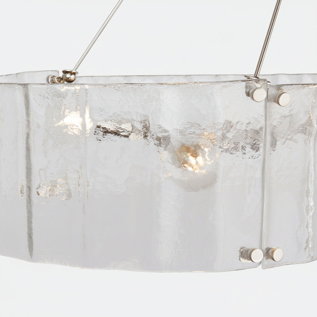 Willamette Oval Crystal Chandelier 48" - kimoylights