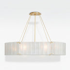 Willamette Oval Crystal Chandelier 48" -kimoylights