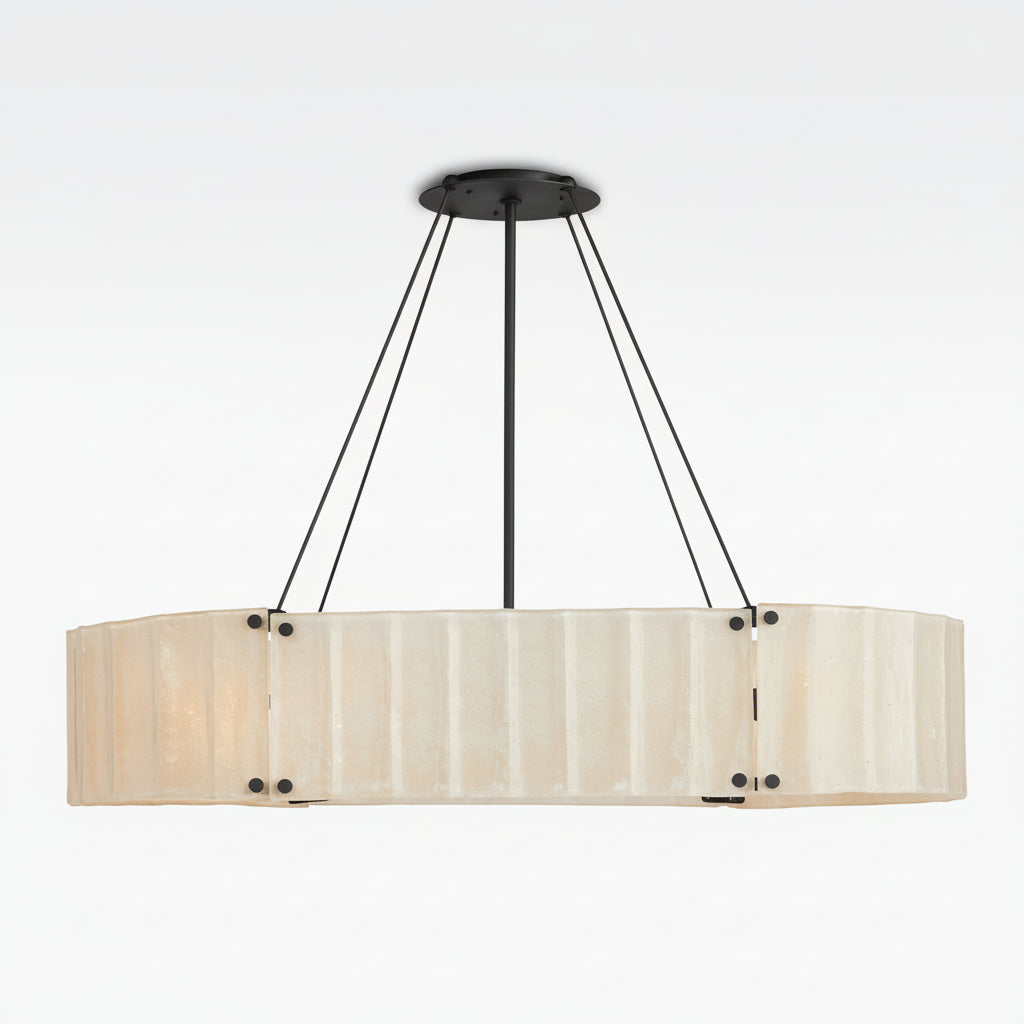 Willamette Oval Crystal Chandelier 48" -kimoylights