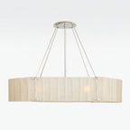 Willamette Oval Crystal Chandelier 48" - kimoylights