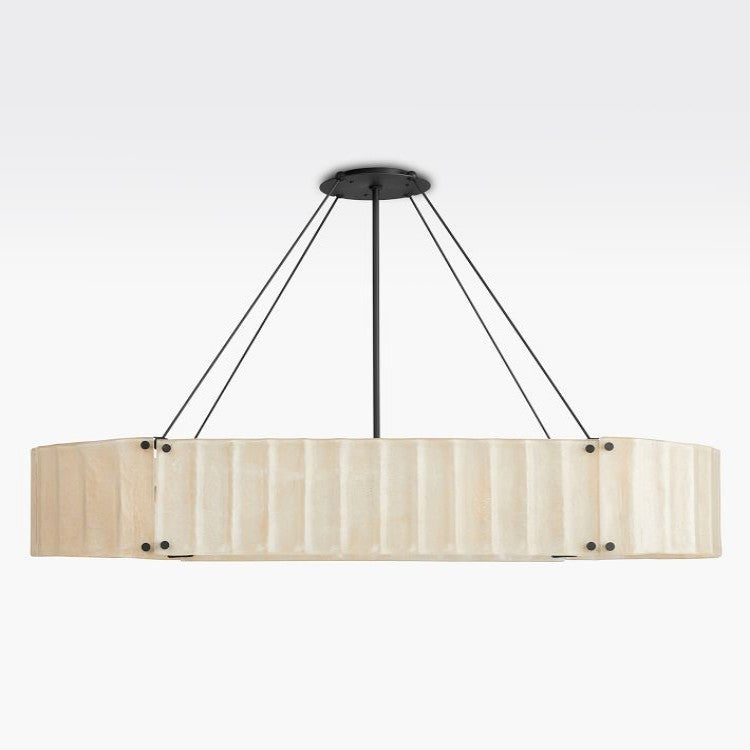 Willamette Oval Crystal Chandelier 60" -kimoylights