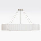 Willamette Oval Crystal Chandelier 60" - thebelacan